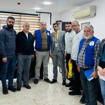 Relief aid in Tulkarm